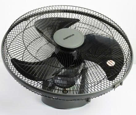 Quạt đảo bạc đạn công suất 65W Nanoco model NOF1853GR màu ghi, đường kính cánh 45cm