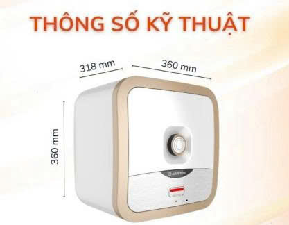 Bình nóng lạnh gián tiếp Ariston AN2 15R 2.5 FE-MT 15 Lít