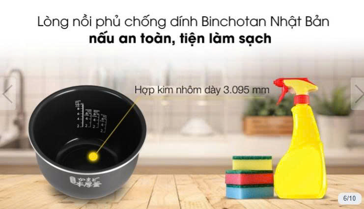 Nồi cơm cao tần Toshiba 1.8 lít RC-18IX1PV