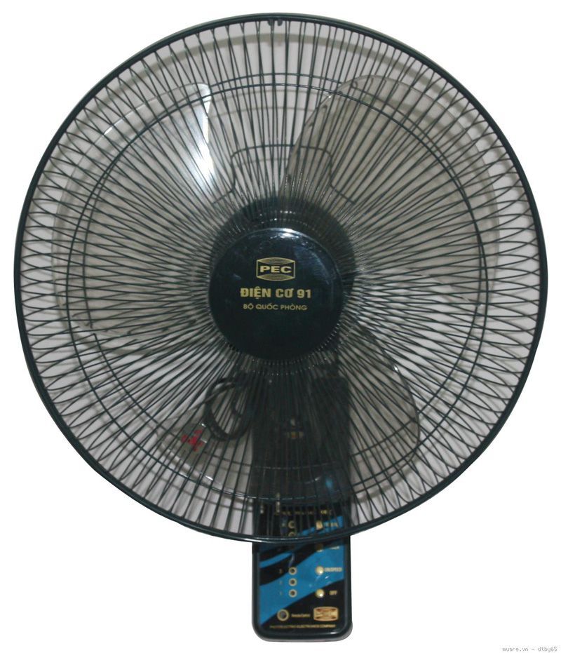 Quạt treo tường Điện cơ 91 QTT-ĐK, size 40cm, 46w, Điều khiển từ xa