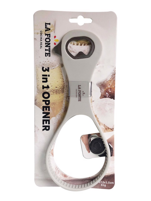 Đồ Khui Mở Nắp Chai 3 Chức Năng La Fonte - 000969