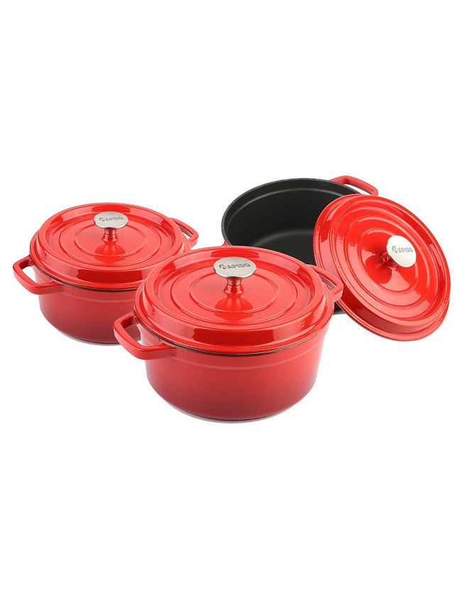 Bộ nồi gang đúc tráng men Rapido