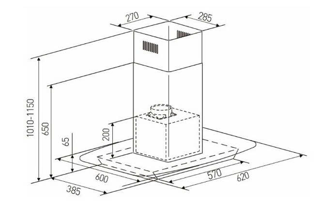 Máy hút mùi áp tường Arber AB-700Y
