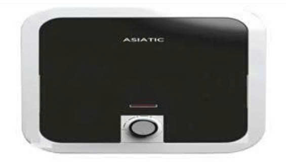 Bình nóng lạnh gián tiếp 30L Asiatic AV30 vuông, 2500w . giao màu ngẫu nhiên