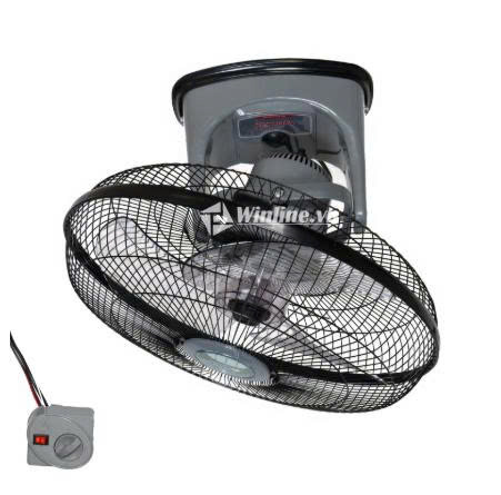 Quạt đảo trần Tico B4, sải cánh 400mm, hộp số, 48w