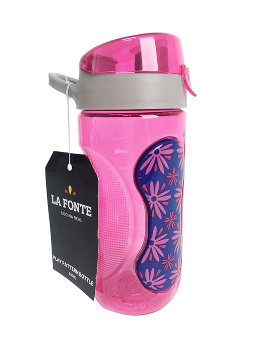 Bình Nước Thể Thao La Fonte Màu Hồng 500ml - 000778