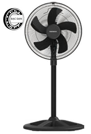 Quạt Lửng Bán Công Nghiệp Nanoco 50W Bạc Đạn 5 Cánh Màu Đen NLF1627K
