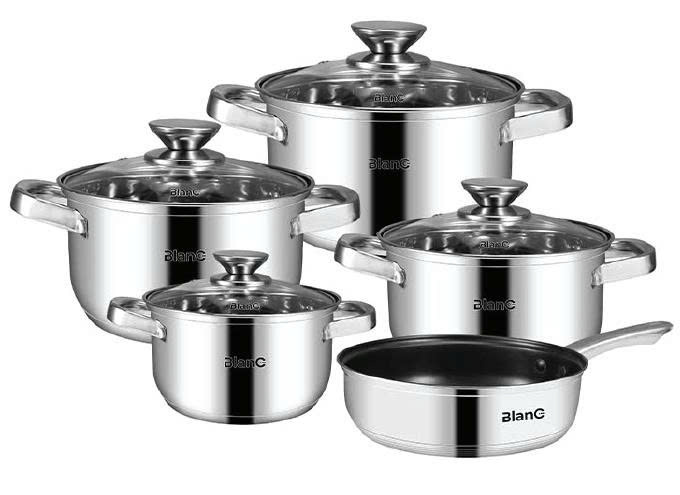 Bộ nồi inox 5 món Blanc BA512