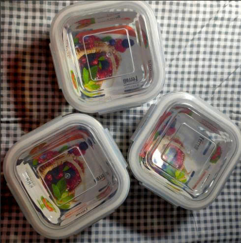 Hộp thủy tinh chịu nhiệt vuông Ferroli dung tích 500ml