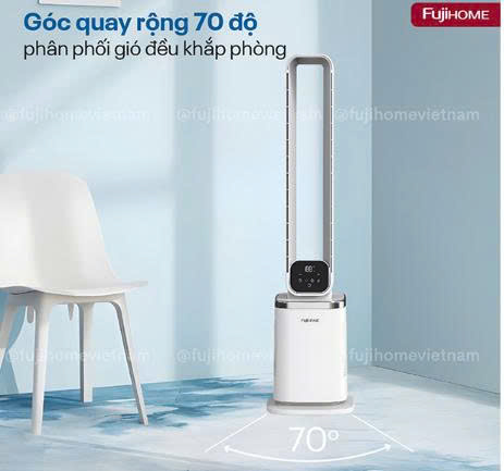 Quạt không cánh lọc không khí Hepa và ion Fujihome BF-05R-HEPA