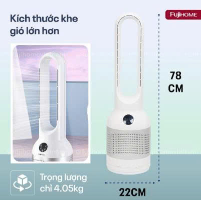 Quạt không cánh lọc không khí Fujihome BF22-HEPA