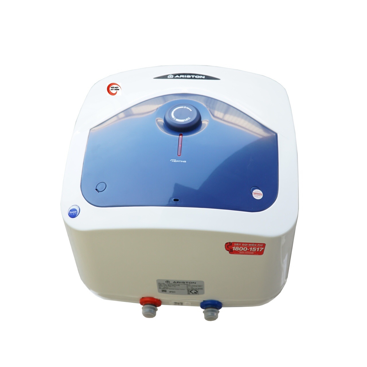 Bình Ariston Chống Giật Blu 15R 2.5 FE 15 lít Giá Rẻ . Công lắp 200.000đ/bình