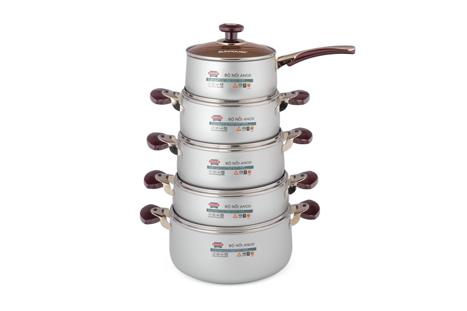 Bộ nồi Anod SUNHOUSE SH9953