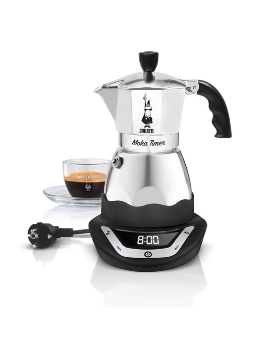 Máy Pha Cà Phê Bialetti Chạy Điện Hẹn Giờ Moka Timer 3 Cup - 0006092