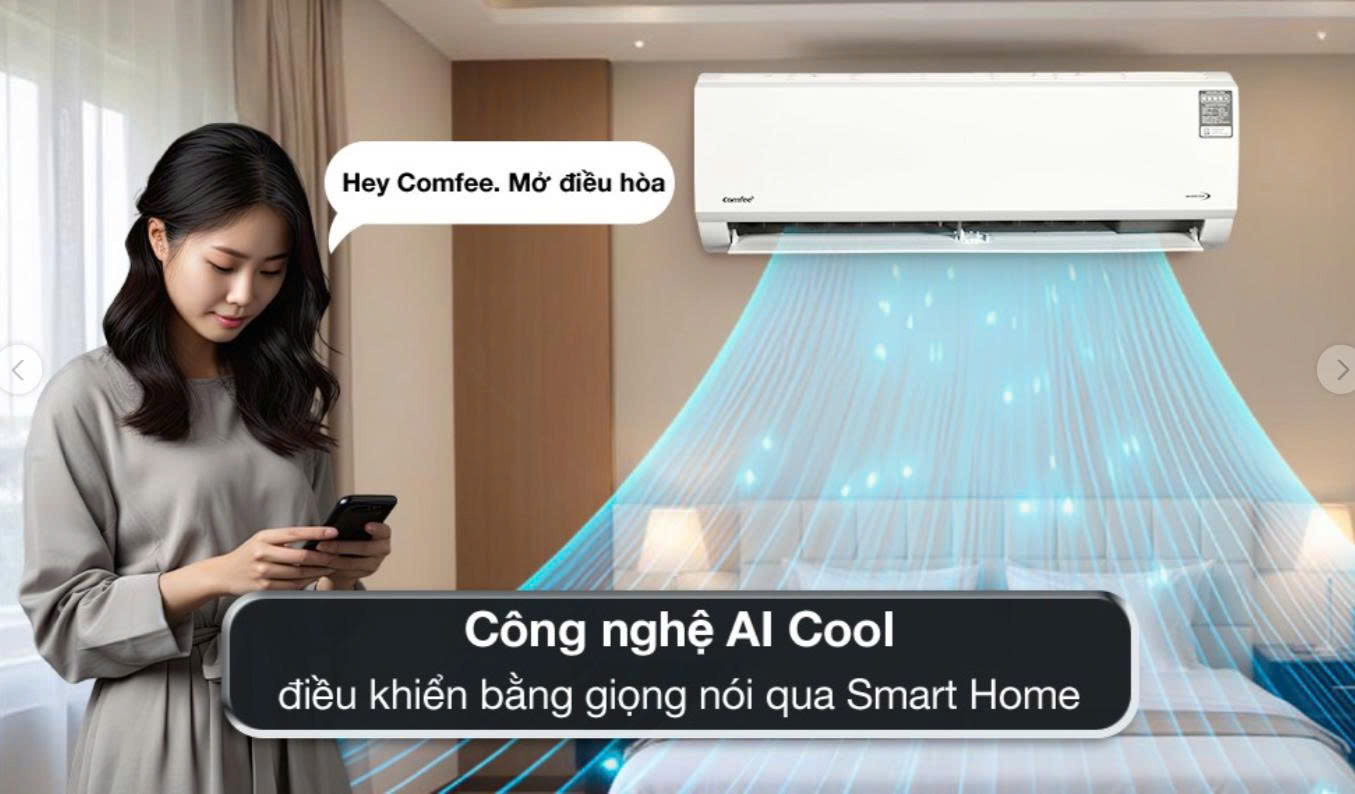 Điều hòa 1 chiều Comfee Inverter 27000 BTU CFS-28VAFF-V