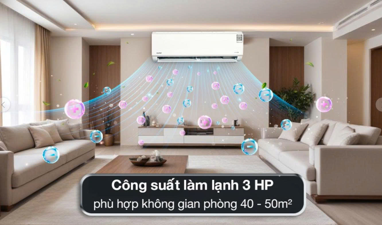 Điều hòa 1 chiều Comfee Inverter 27000 BTU CFS-28VAFF-V