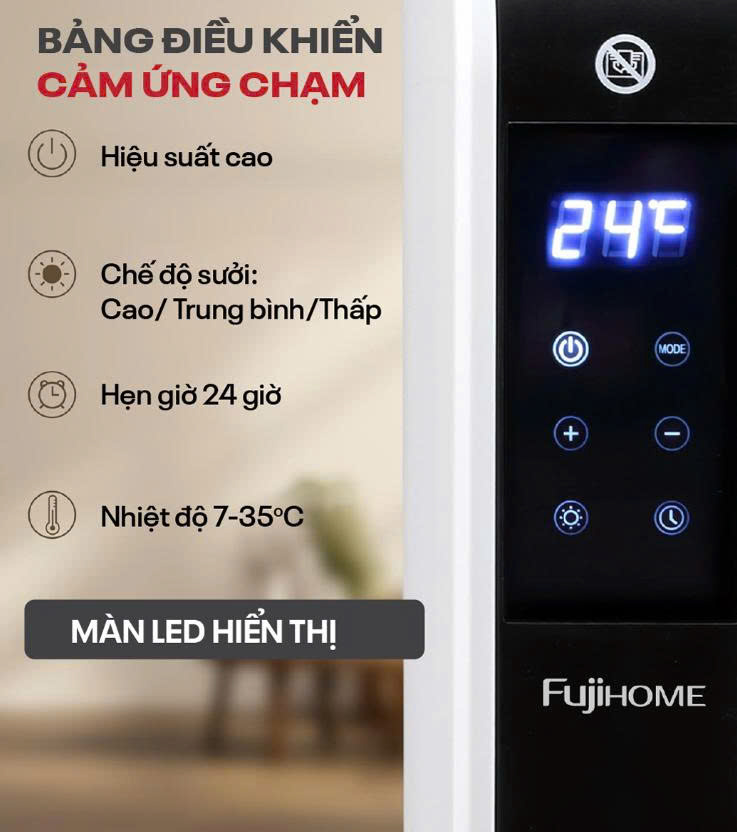Máy sưởi đối lưu Fujihome CH7320
