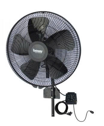 Quạt Treo Tường Công Nghiệp Benny BFW-225, Black, Diamon Motor, 190W, 171m3/phút, 22 inch