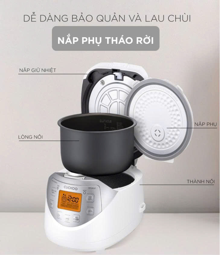 Nồi cơm điện tử Cuckoo 1 lít CR-0631F