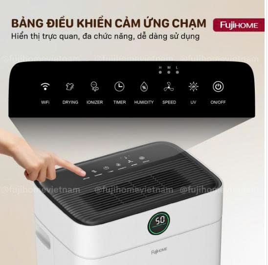 Máy hút ẩm dân dụng Fujihome DH18W-HEPA