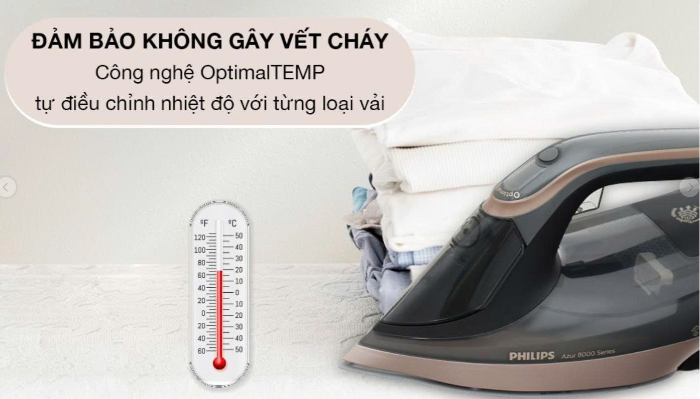 Bàn ủi hơi nước Philips DST8041/80 3000W