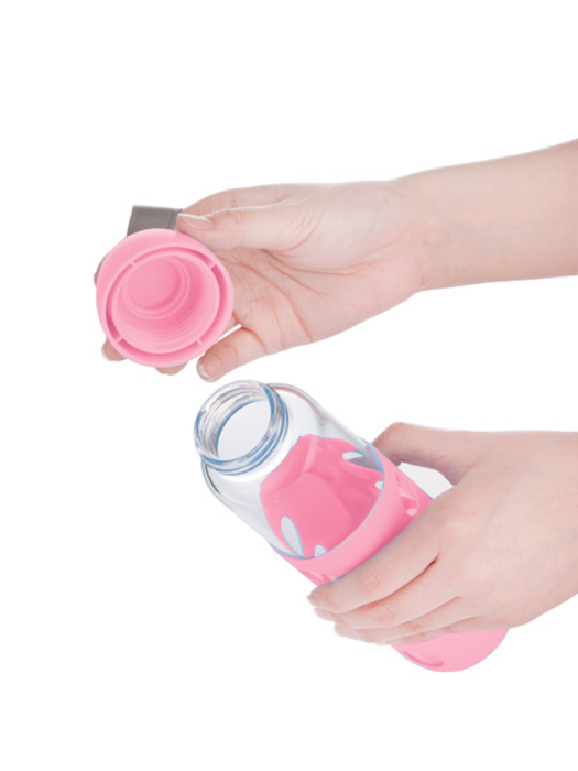 Bình Nước Du Lịch La Fonte 320ml Màu Hồng - 001065