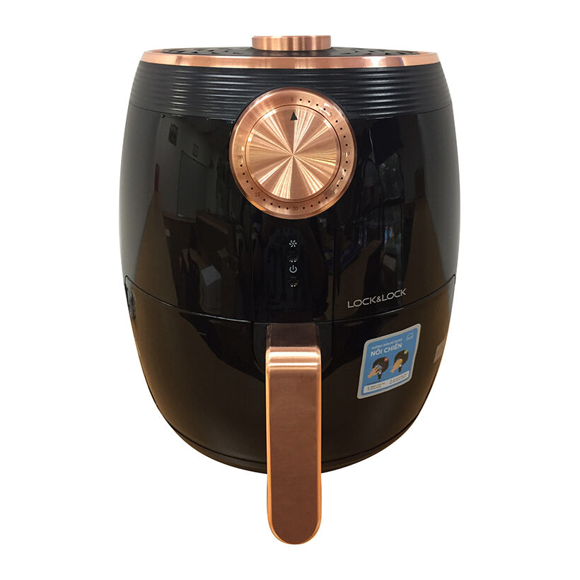 Nồi chiên không dầu Lock&Lock EJF176BLK 1500W 4L (Đen) Hàng Chính Hãng