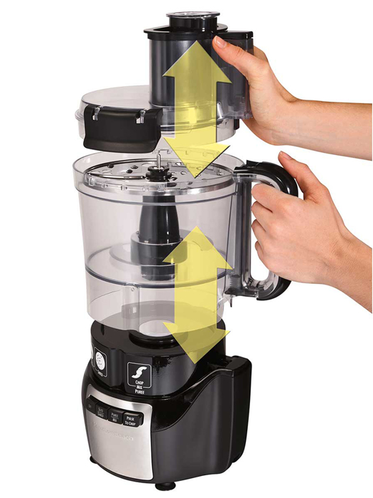 [MỚI] Máy Xay Thực Phẩm 10 Cup Hamilton Beach Stack & Snap - 70720-SAU