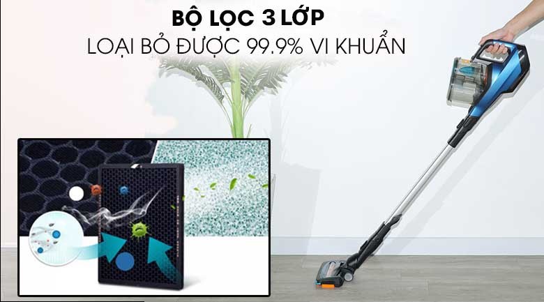 Máy hút bụi lau nhà Philips FC6728