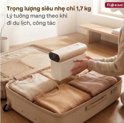 Máy sấy quần áo, khử trùng UV gấp gọn Fujihome FCD16