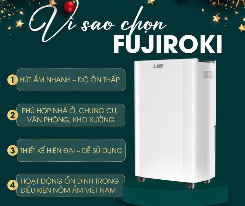 MÁY HÚT ẨM FUJIROKI FJ-28XW