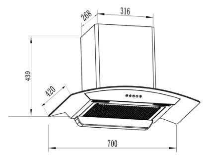 Máy hút mùi Faster FS CH370S