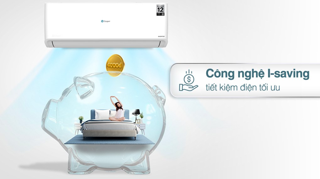 Điều hòa Casper 1 chiều Inverter 18500 BTU GC-18IS33