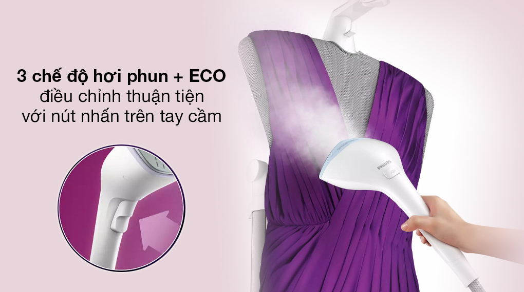 Bàn ủi hơi nước đứng Philips GC625/29 2400W