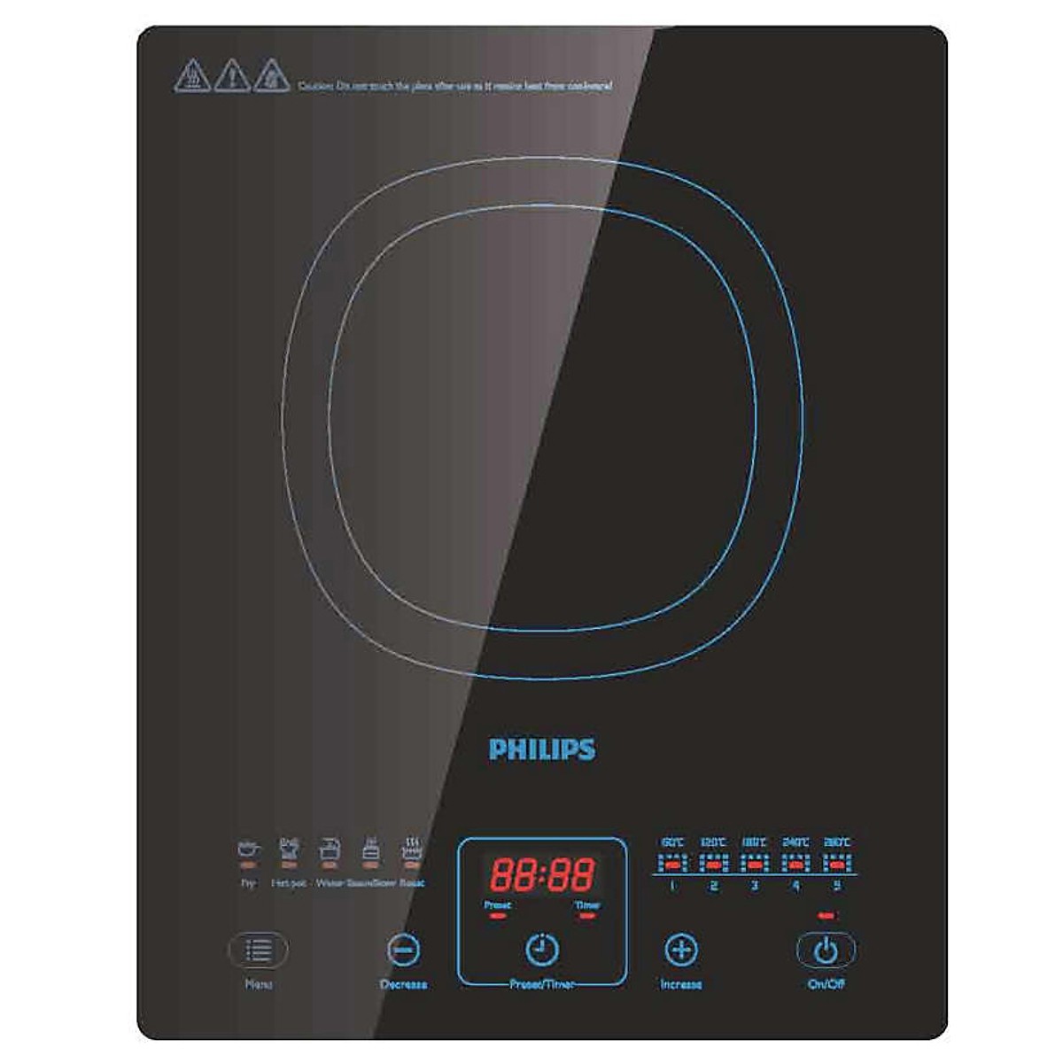 Bếp Điện Từ Philips HD4911  - Hàng Chính Hãng