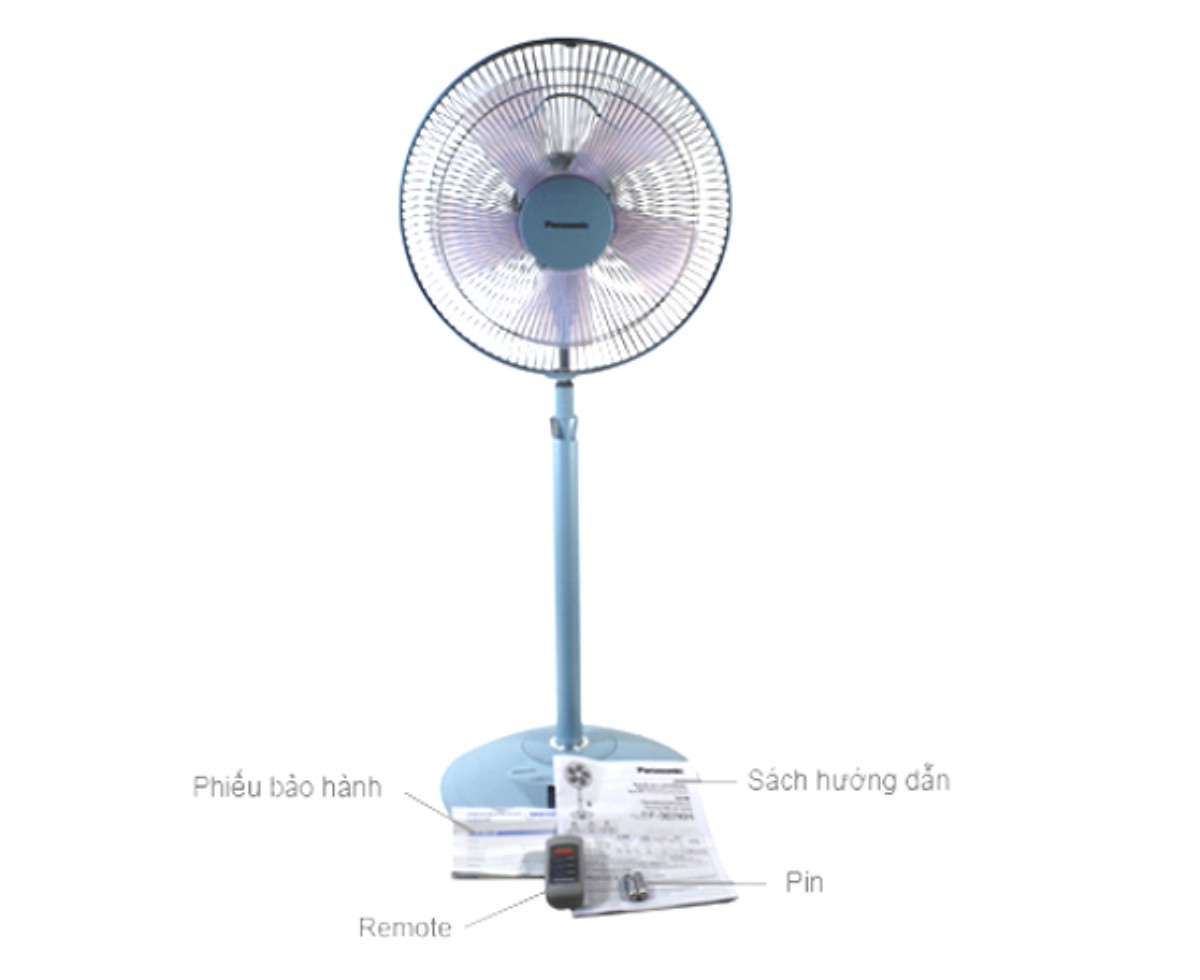 Quạt đứng Panasonic F-308NHB (Xanh)