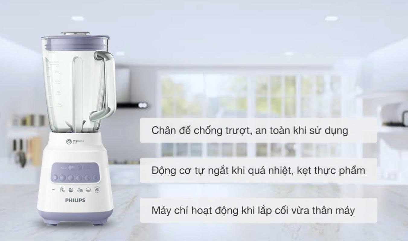 Máy xay sinh tố đa năng Philips HR2222/00