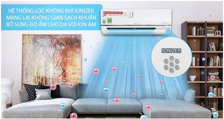 Điều hòa LG 12000BTU 1 chiều inverter AI Air IPC12M1