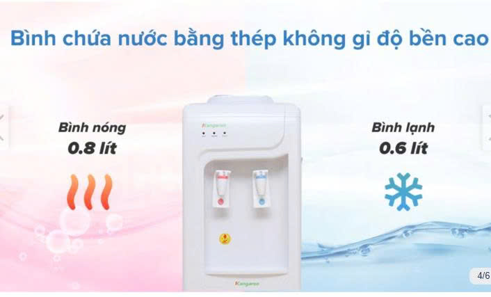 Cây nước nóng lạnh Kangaroo KG3331 565W
