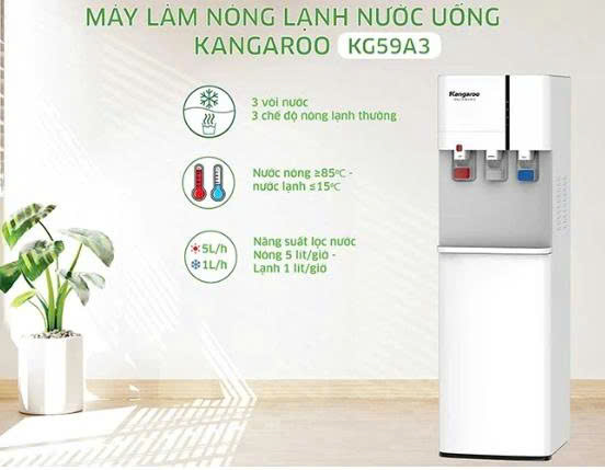 Cây nước nóng lạnh Kangaroo KG59A3