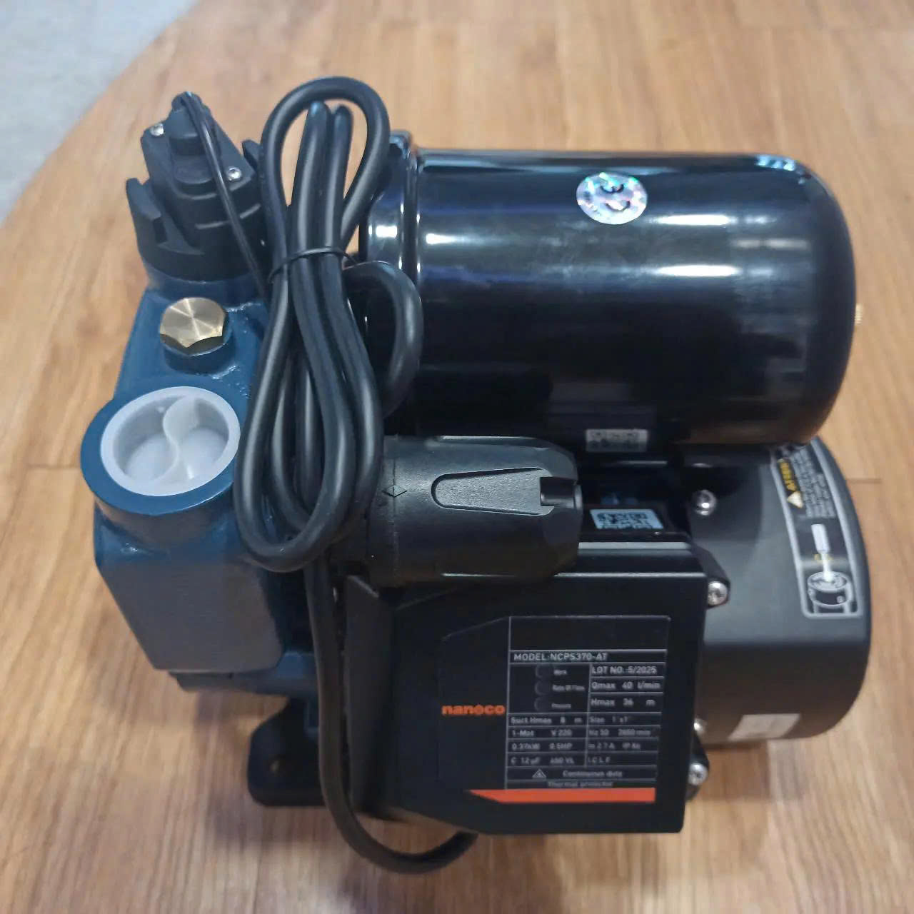 Máy bơm nước tăng áp tự động công tắc điện tử Nanoco - Dòng AT model NCPS250-AT công suất 250w -NCPS370-AT công suất 370w - NCPS550-AT công suất 550w - NCPS750-AT công suất  750W