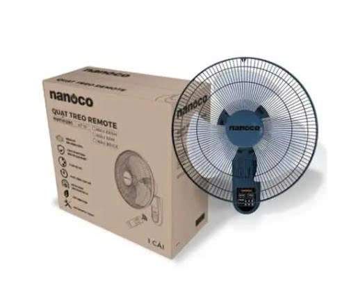 Quạt treo tường Nanoco NWF1612RC có điều khiển