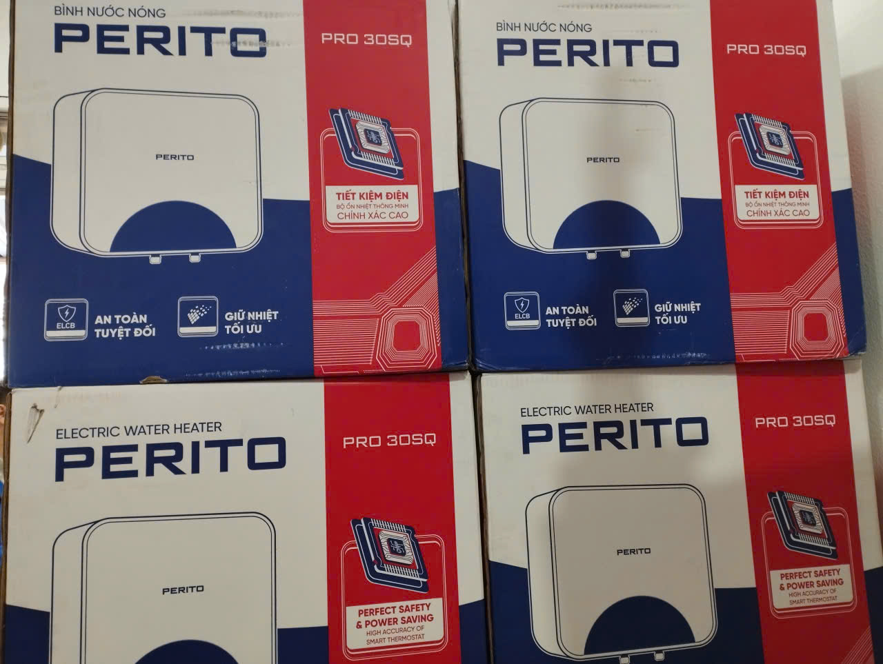 Bình Nóng Lạnh Rossi Tân Á 30 Lít Perito Pro 30SQ - Ruột bình tráng men kim cương nhân tạo siêu bền