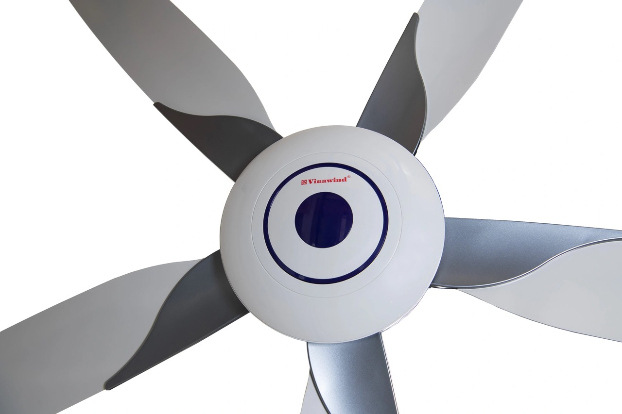 Quạt trần Vinawind QT-1500DKTX 5 cánh nhôm điện cơ thống nhất, điều khiển từ xa