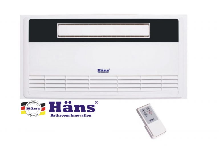 Quạt Mát Âm Trần Tích Hợp Thông Gió Hans H20R có điều khiển từ xa