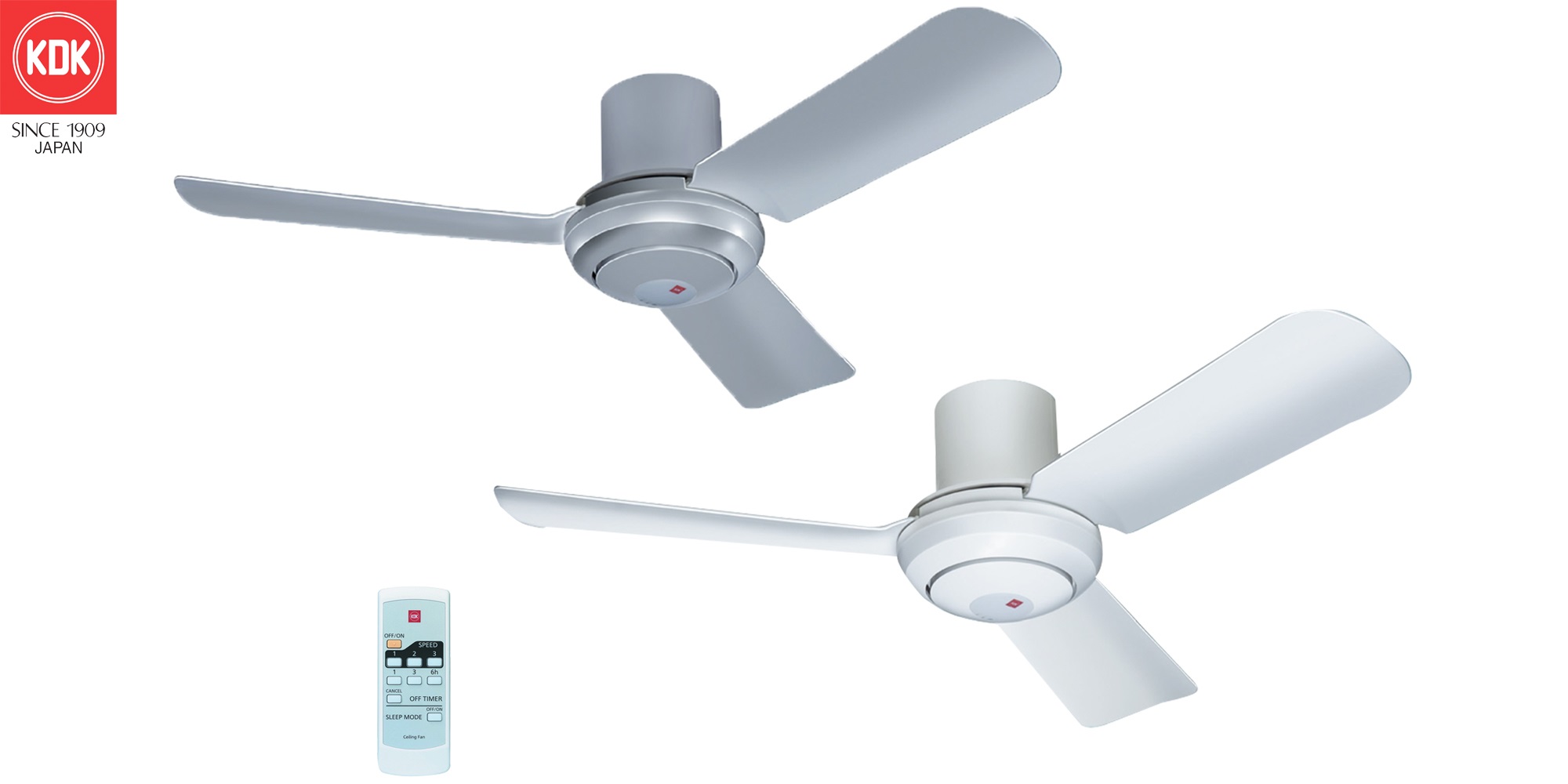 Quạt trần KDK R48SP (3 cánh - 3 tốc độ - có điều khiển)