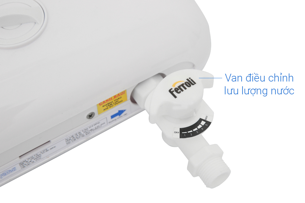 BÌNH NÓNG LẠNH FERROLI RITA TE Có vòi sen tắm , Tặng 01 đôi dây cấp 40cm . Công lắp 200.000 .
