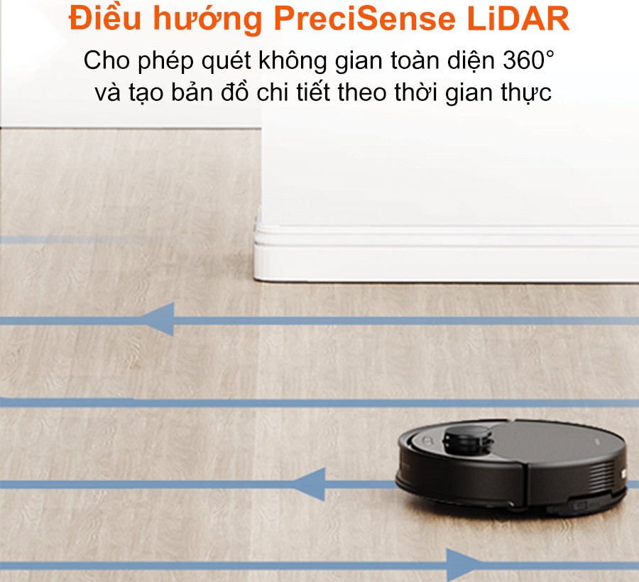 Robot Hút Bụi Lau Nhà  Roborock Q10 PF+