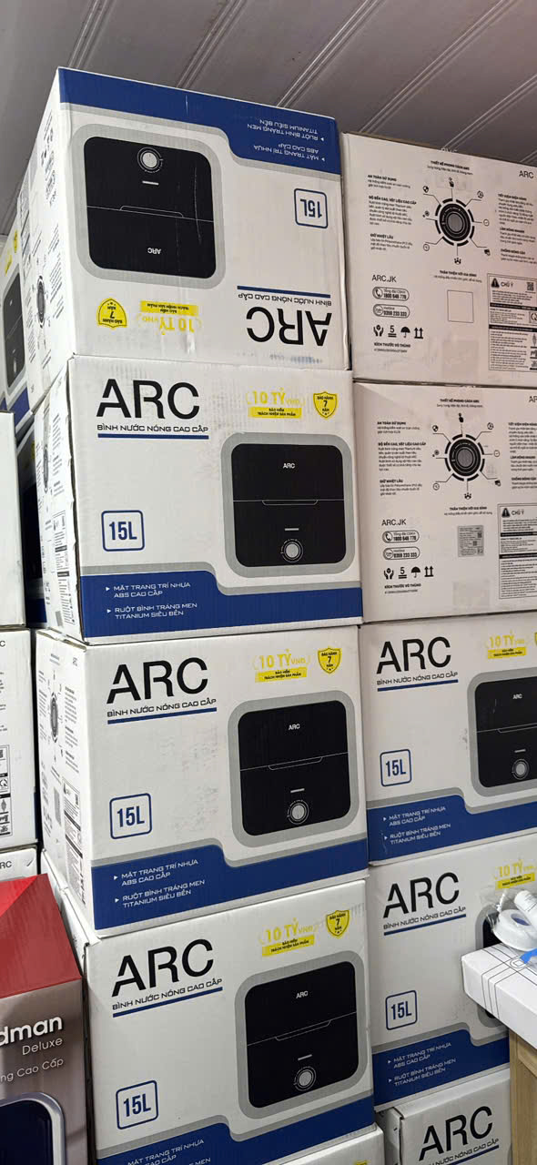 Bình nóng lạnh ARC V15S 15 Lít chống giật