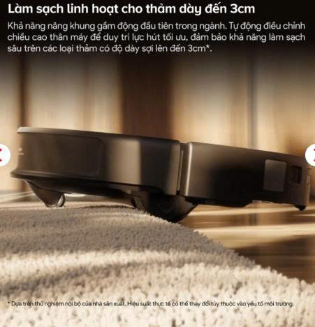 Robot hút bụi Roborock Saros 20 | Lực hút 35.000 Pa